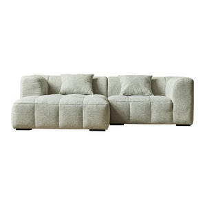 Bora Sofa i Olivengrøn - Venstrevendt - 240 cm