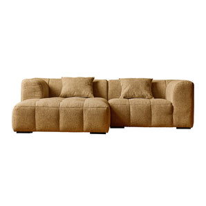 Bora Sofa i Gul - Venstrevendt - 240 cm