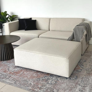 Balu Sofa - Lys Beige Stoff