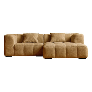 Bora Sofa i Gul - Høyrevendt - 240 cm