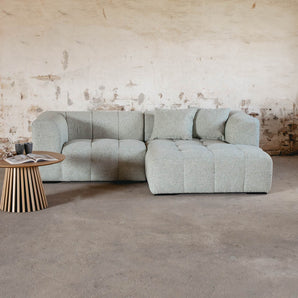 Bora Sofa i Olivengrøn - Høyrevendt - 240 cm