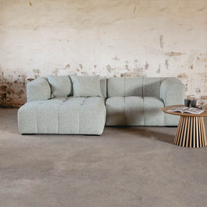 Bora Sofa i Olivengrøn - Venstrevendt - 240 cm