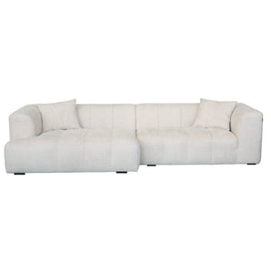 Bora Sofa i Beige Boucle - Venstrevendt - 300 cm - Hofstra & Wagner