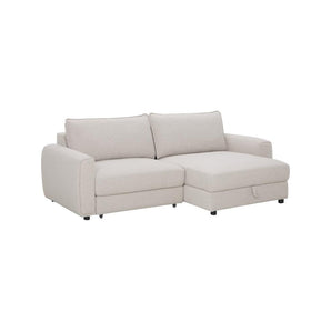 Naya Sofa med elektronisk modul - Høyrevendt - Beige Boucle