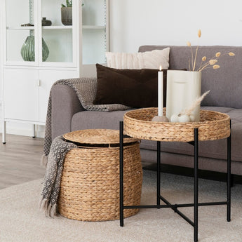 Alanya plaid - Brun/Beige/Hvid - Hofstra & Wagner