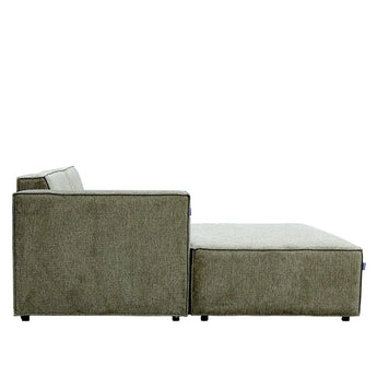 Balu Sofa - Grøn inkl. puf - Hofstra & Wagner