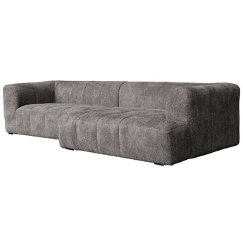 Bora Sofa i Grå Boucle - Højrevendt - 300 cm - Hofstra & Wagner
