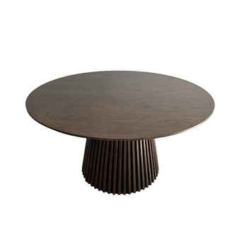 Måne Lamel Spisebord - Smoked Eg Ø140 cm - Hofstra & Wagner