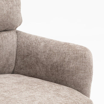 Vienna Spisebordsstol med drejefunktion - Beige Stof - Hofstra & Wagner