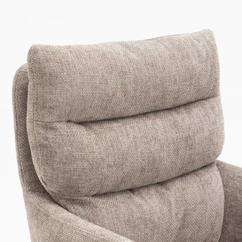 Vienna Spisebordsstol med drejefunktion - Beige Stof - Hofstra & Wagner