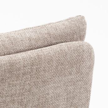 Vienna Spisebordsstol med drejefunktion - Beige Stof - Hofstra & Wagner