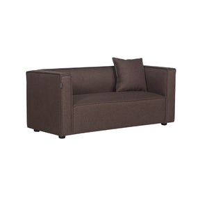 Elias barnesofa 115 cm - Brun stoff