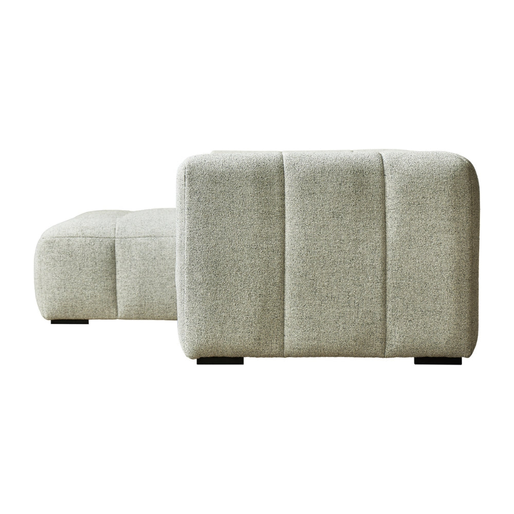 Bora Sofa - Høyrevendt - 240 cm - Olivengrøn