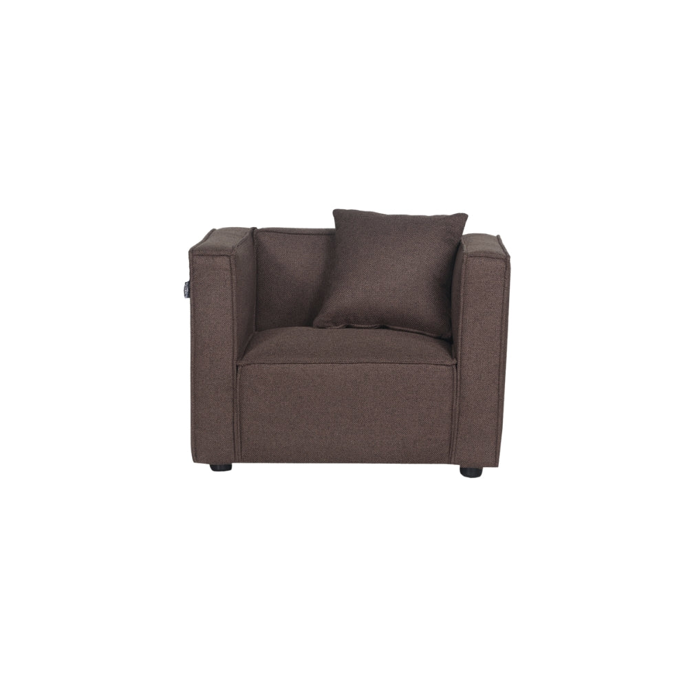Elias Barnestol - 65 cm - Brun Stoff