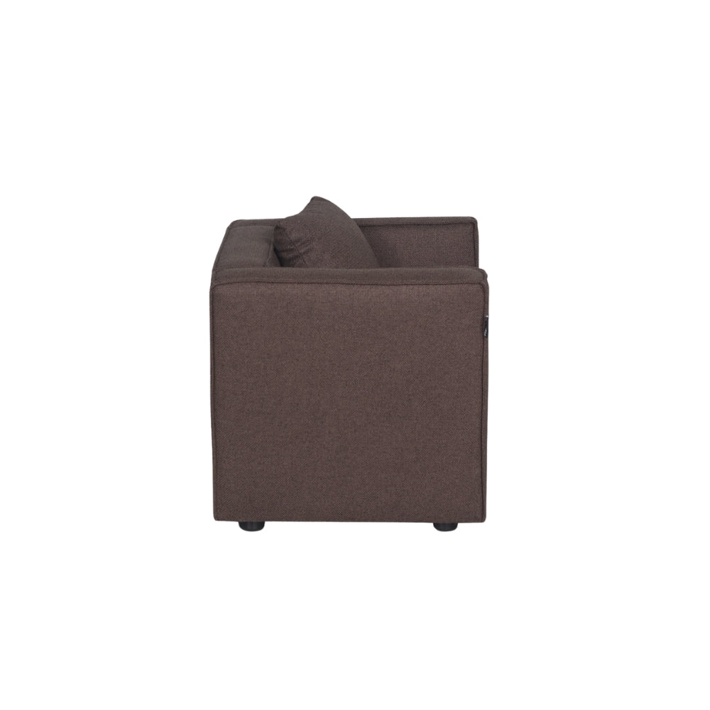 Elias Barnestol - 65 cm - Brun Stoff
