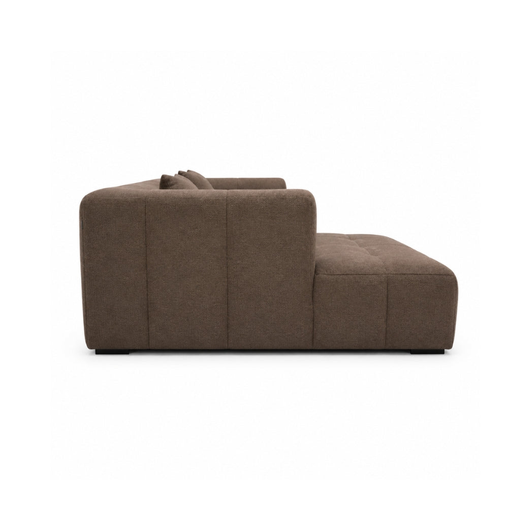 Bora Sofa - Brun - Venstrevendt - 240 cm