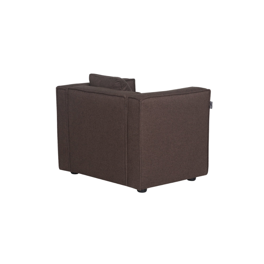 Elias Barnestol - 65 cm - Brun Stoff