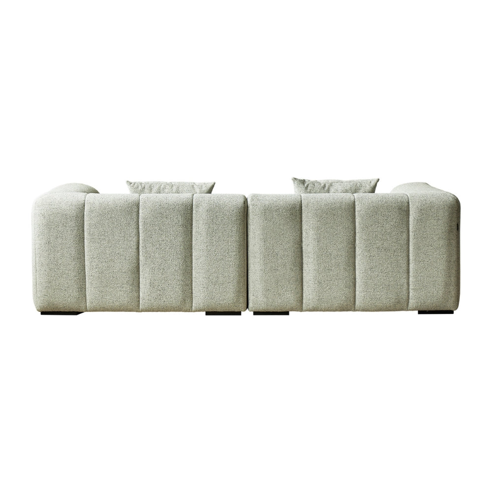 Bora Sofa - Høyrevendt - 240 cm - Olivengrøn