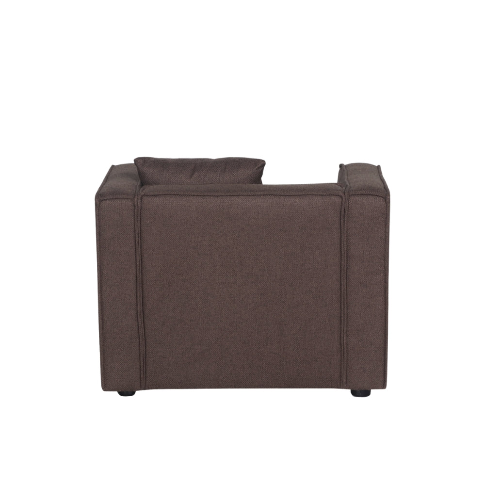 Elias Barnestol - 65 cm - Brun Stoff