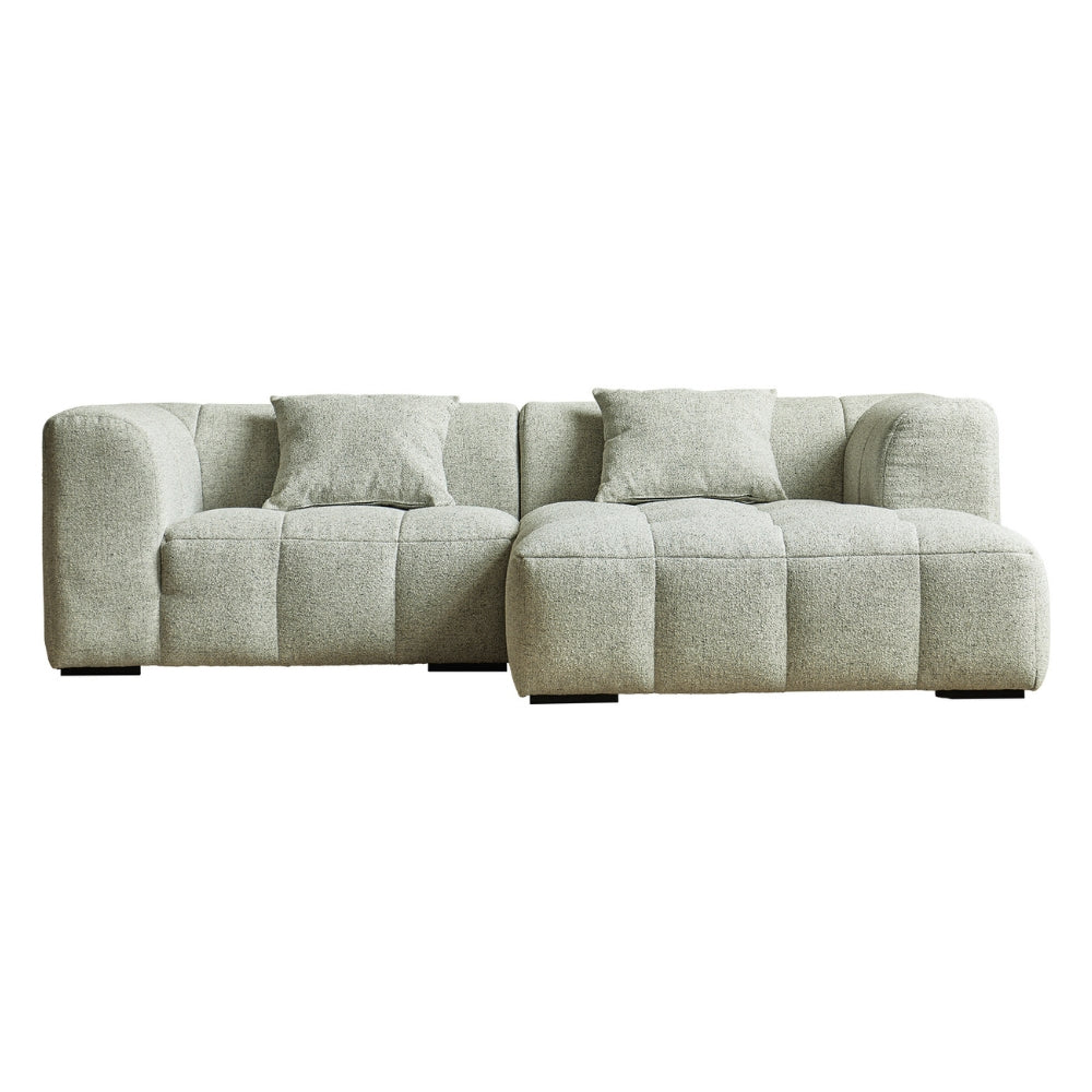 Bora Sofa - Høyrevendt - 240 cm - Olivengrøn