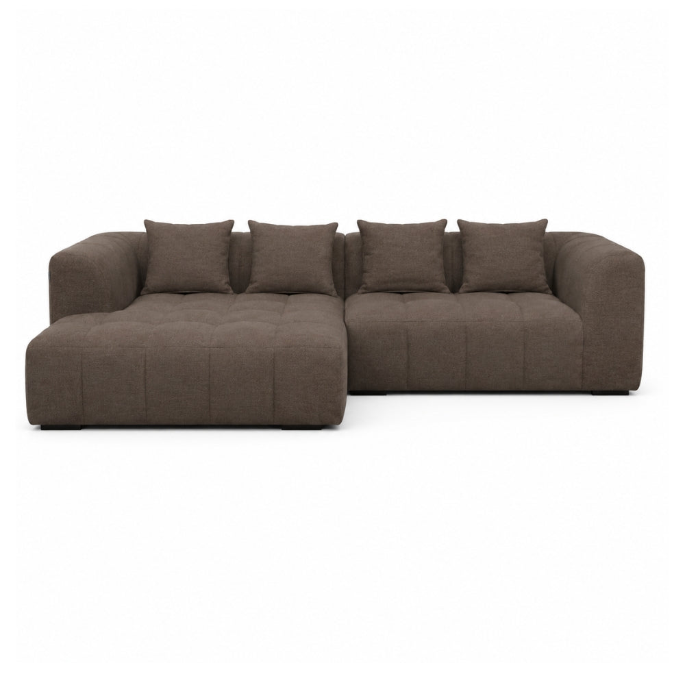 Bora Sofa - Venstrevendt - 300 cm XL - Brun