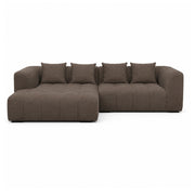 Bora Sofa - Venstrevendt - 300 cm XL - Brun