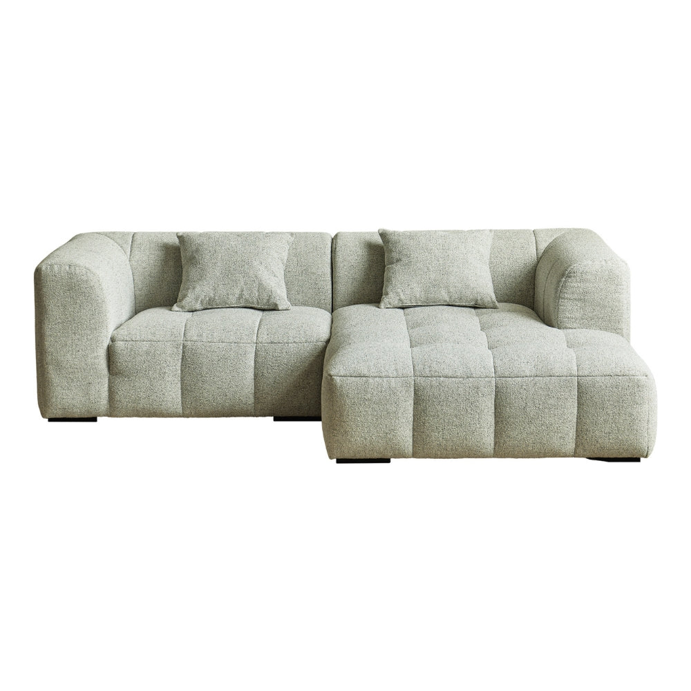 Bora Sofa - Høyrevendt - 240 cm - Olivengrøn