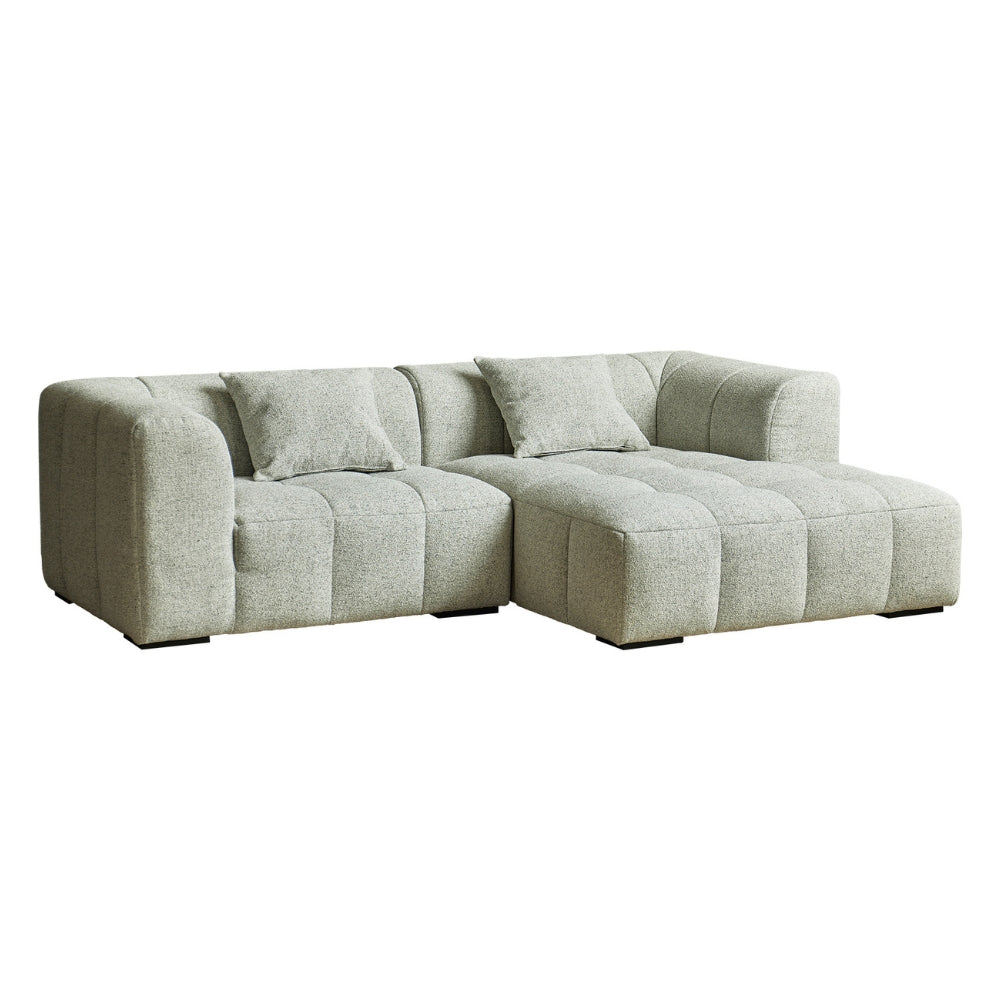 Bora Sofa - Høyrevendt - 240 cm - Olivengrøn
