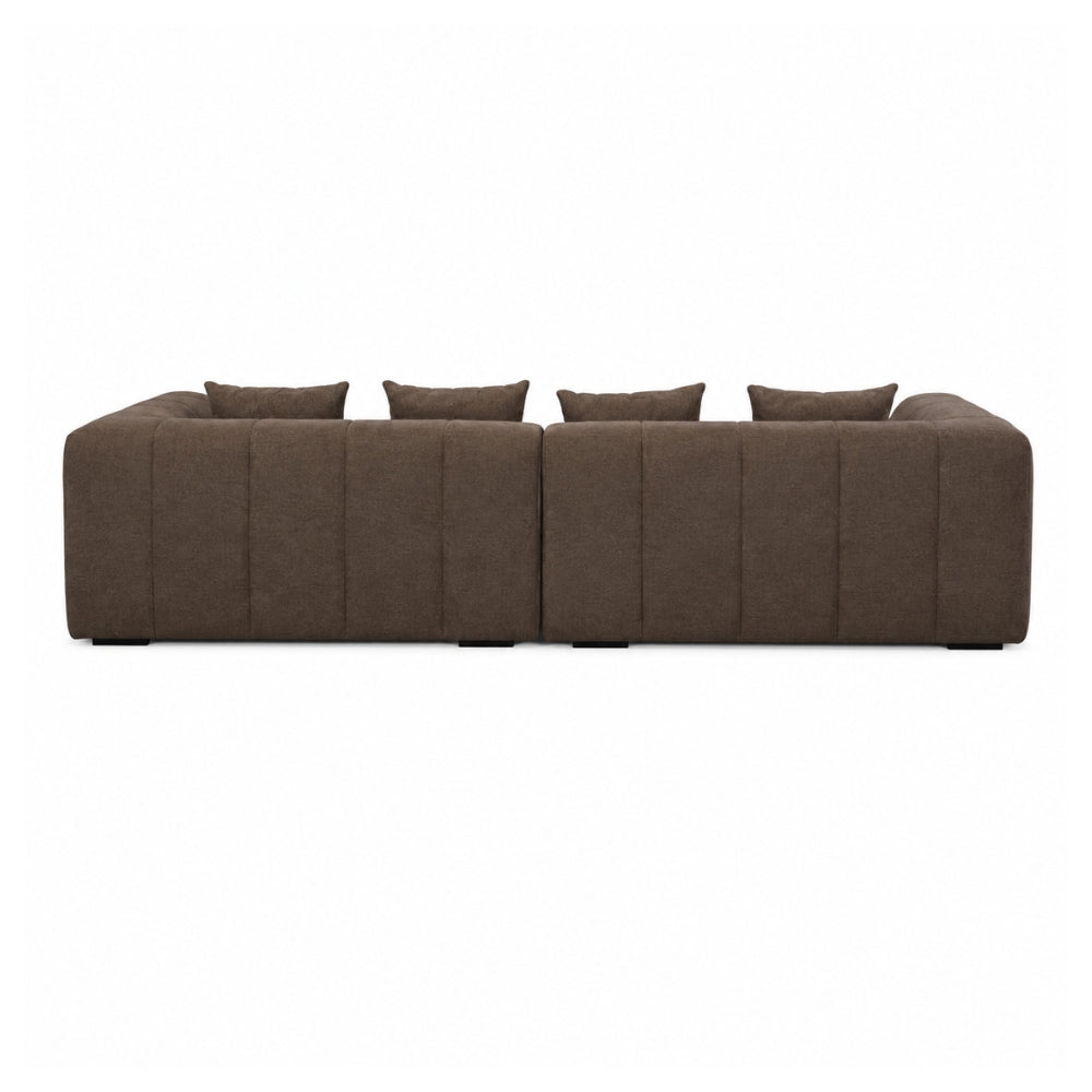 Bora Sofa - Høyrevendt - 300 cm XL - Brun