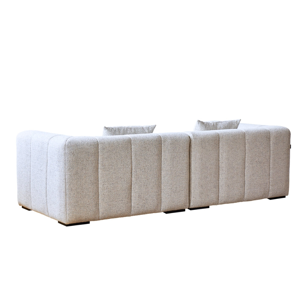 Bora Sofa - Høyrevendt - 240 cm - Hvid