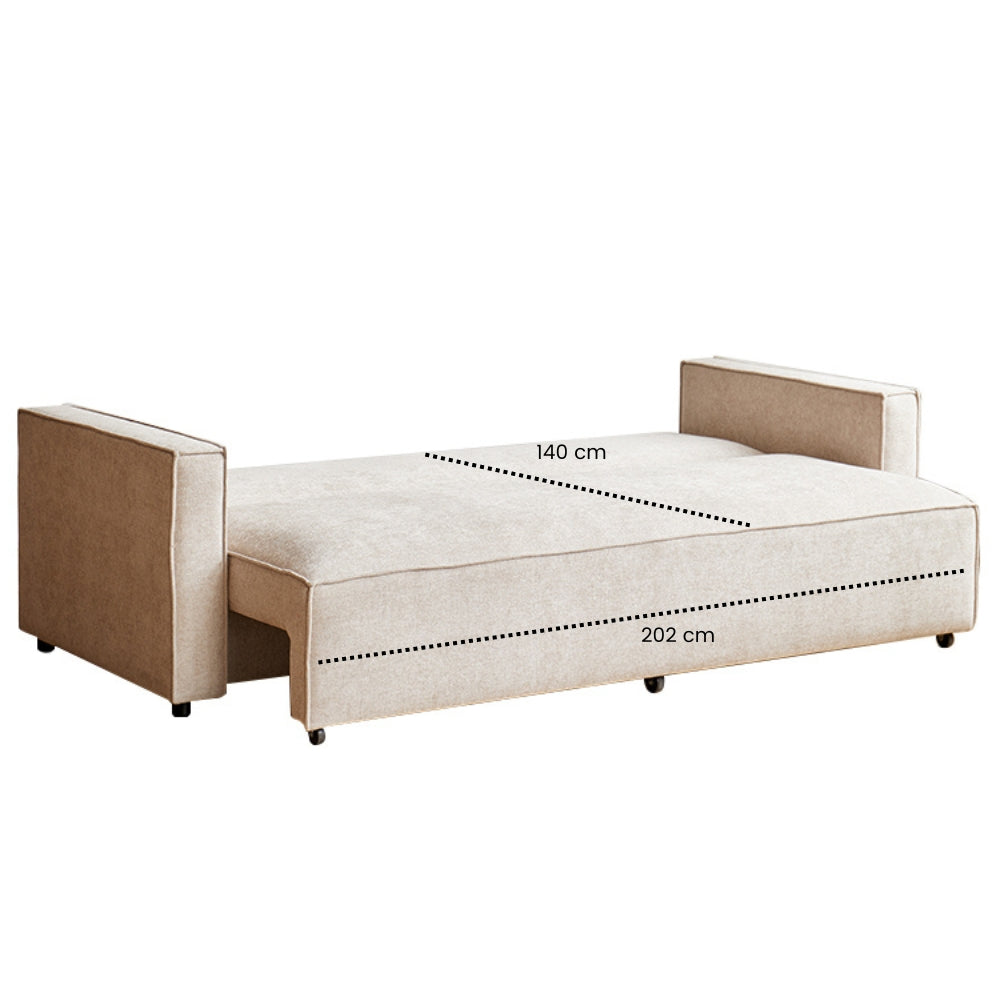 Milano Sovesofa i Beige - 232 cm