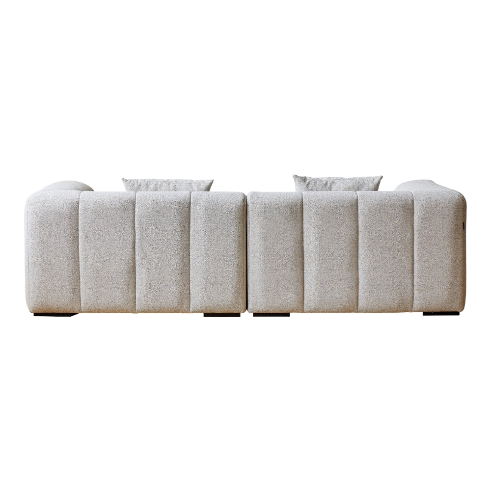 Bora Sofa - Høyrevendt - 240 cm - Hvid
