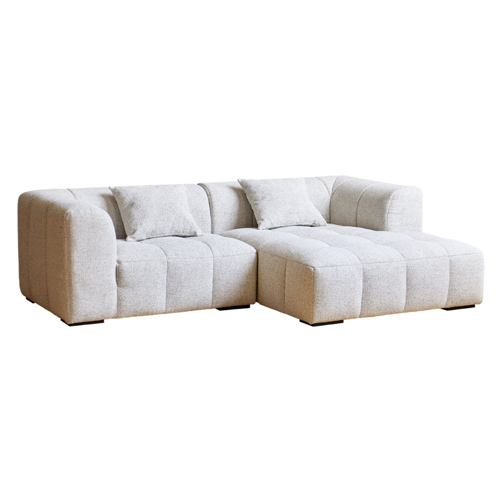 Bora Sofa - Høyrevendt - 240 cm - Hvid