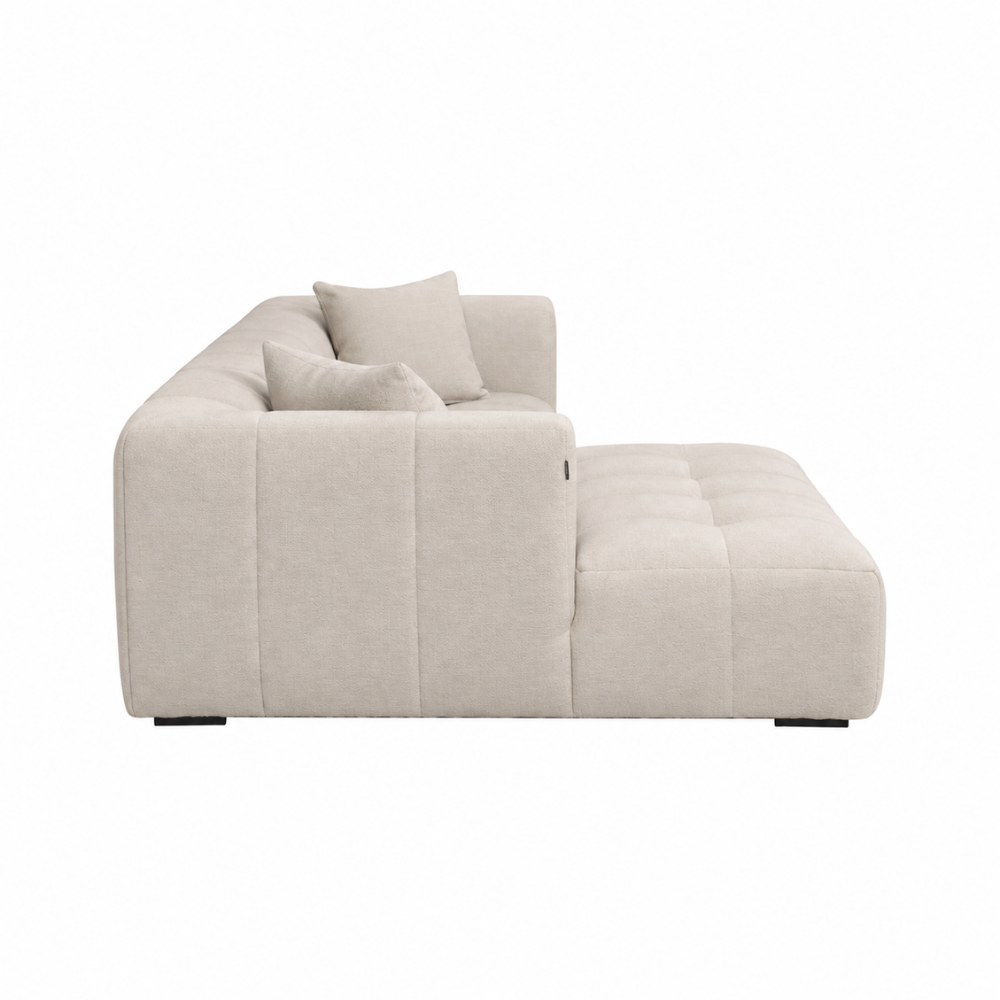 Bora Sofa - Venstrevendt - 300 cm XL - Beige Boucle Heroy