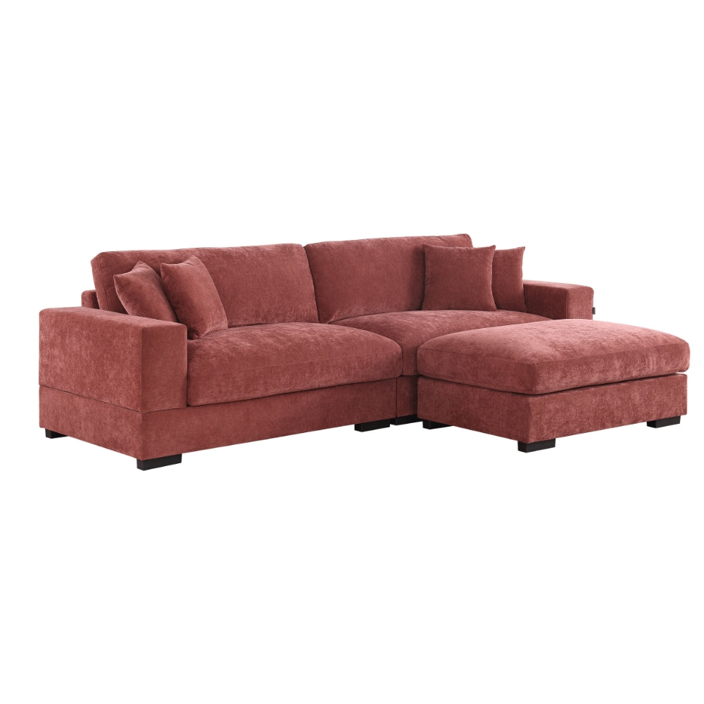 Callie 3-pers sofa - 300 cm - Bordeaux