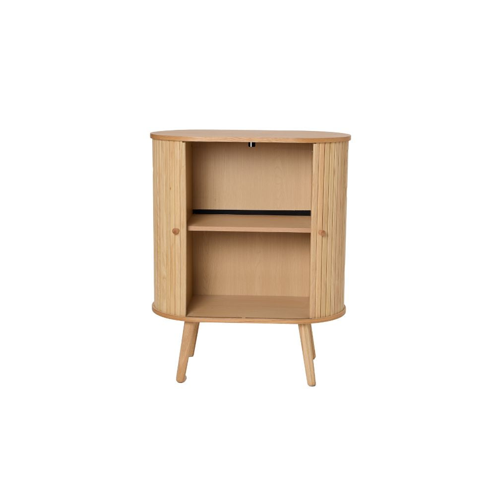 Asta Jalousieskap - Natur Eik - 70 cm