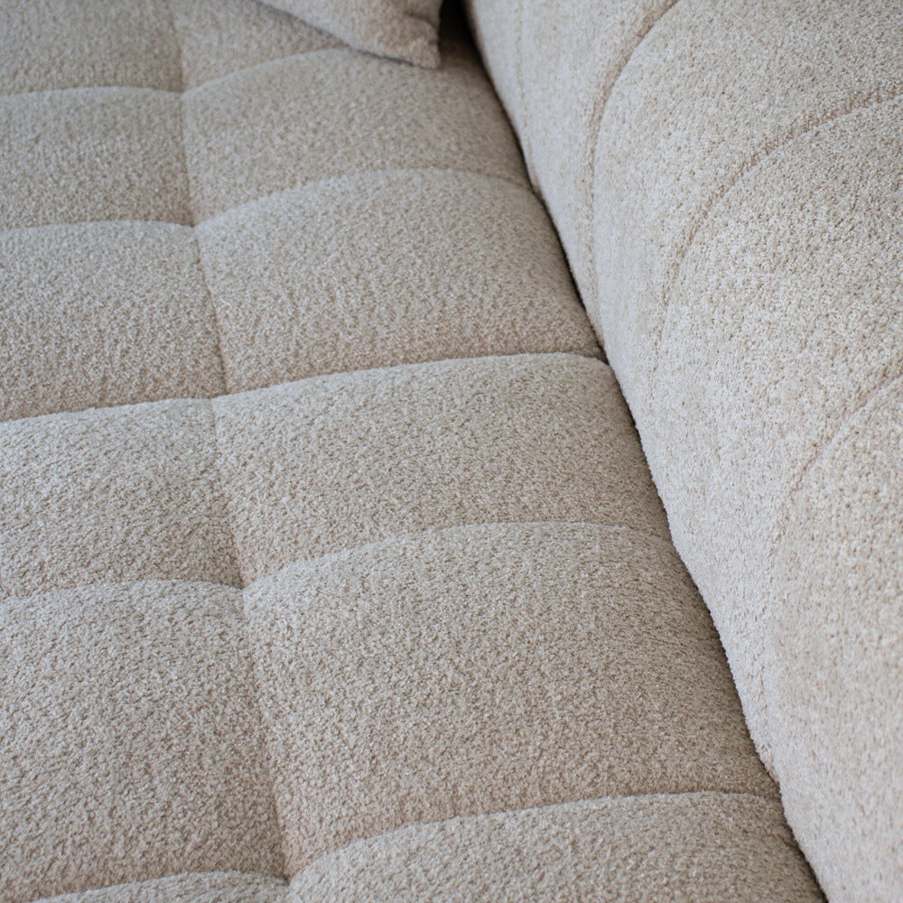 Bora Sofa - Venstrevendt - 300 cm - Beige Boucle