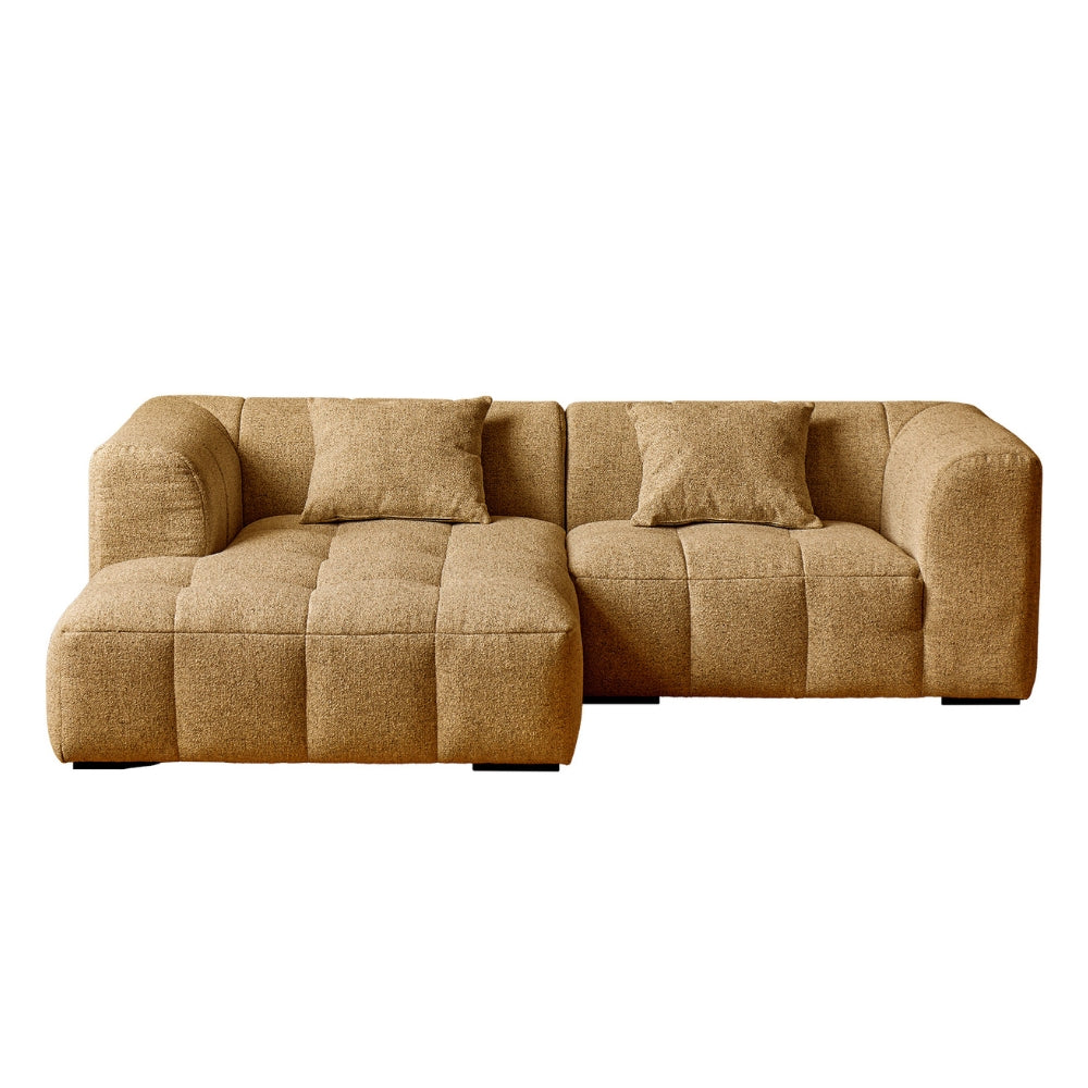 Bora Sofa - Venstrevendt - 240 cm - Gul