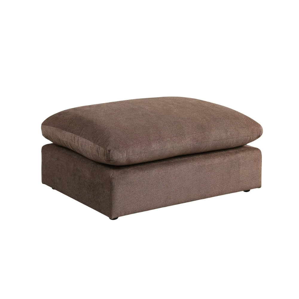 Alva Cloudsofa 3-pers. Sofa m. Puff - Brun