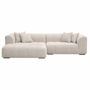 Bora Sofa - Venstrevendt - 300 cm XL - Beige Boucle Heroy