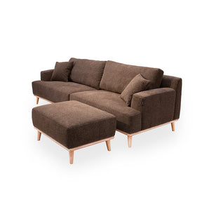 Tomson 4-pers. sofa - Brun 260 cm