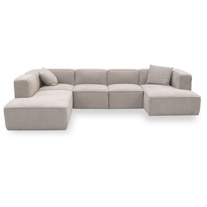 Benne U-modulsofa - Høyrevendt - Beige