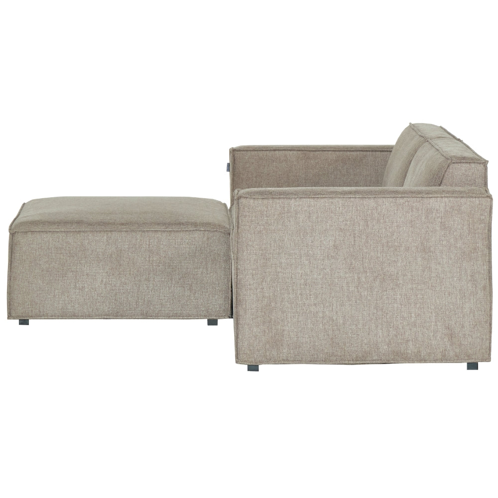Balu Sofa m. Puff - 240 cm - Sand