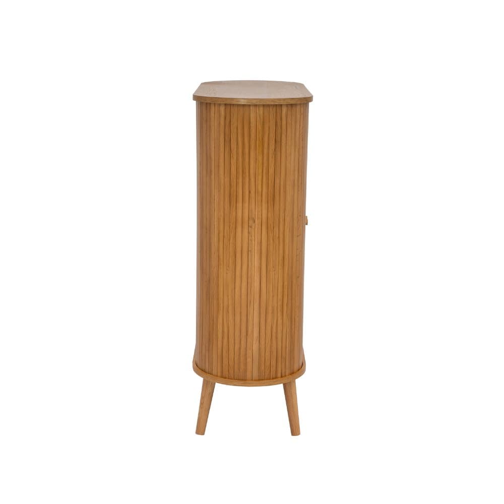 Trewood Jalousiskap - 100 cm - Natur Eik