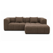 Bora Sofa - Brun - Høyrevendt - 240 cm