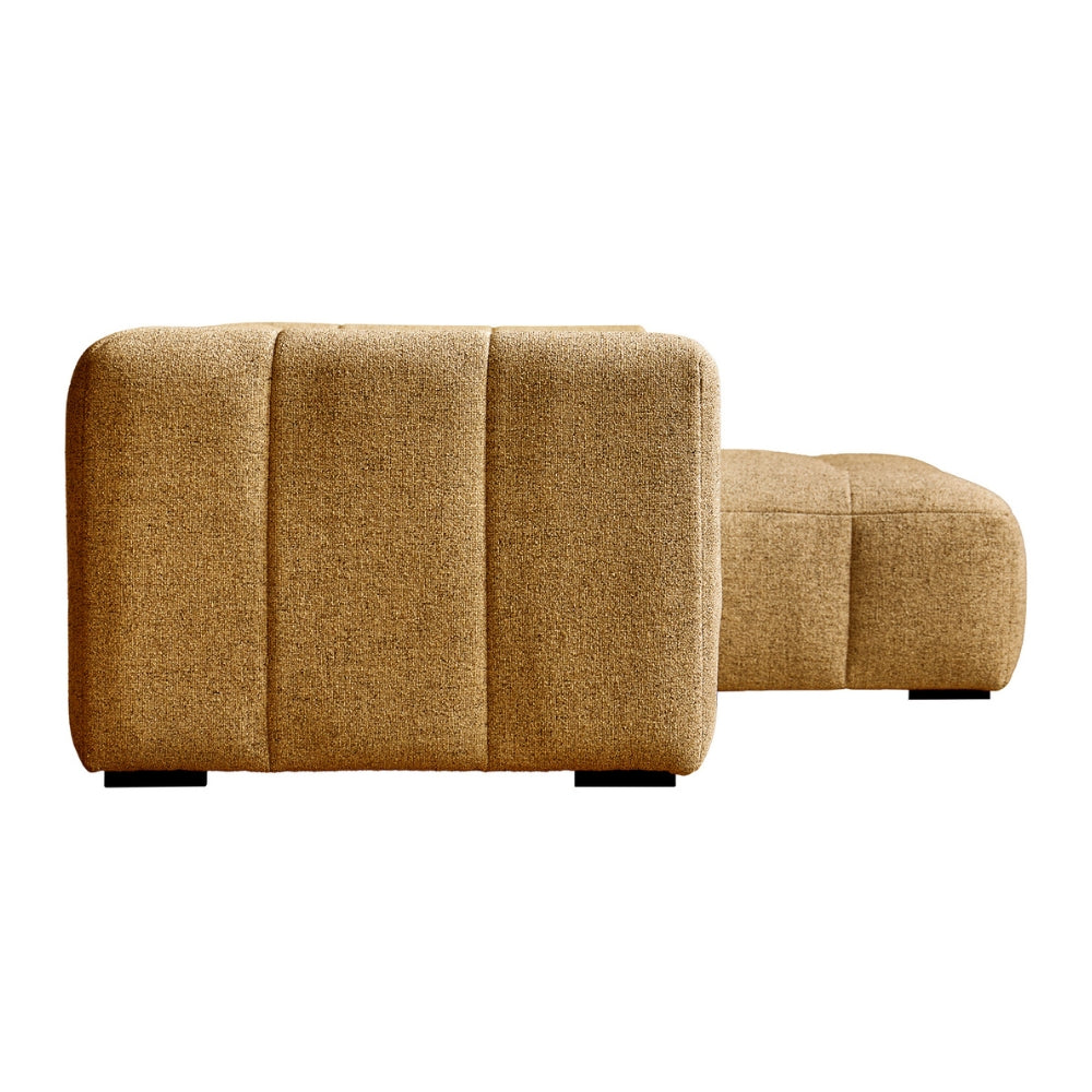 Bora Sofa - Venstrevendt - 240 cm - Gul