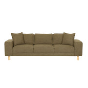 Maloy Sofa - 3-seters - 240 cm - Grønn
