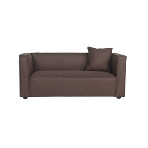 Elias barnesofa 115 cm - Brun stoff
