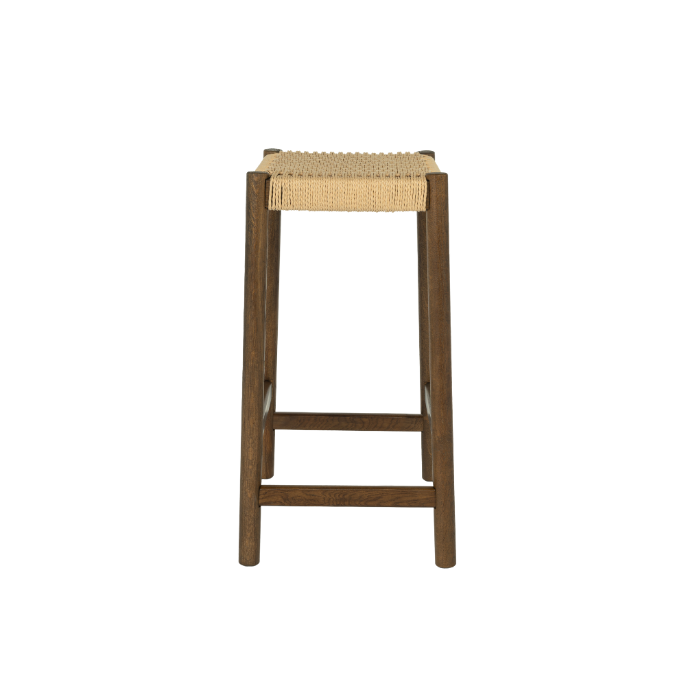 Holt Barstol m. Naturflett - Smoked Eik