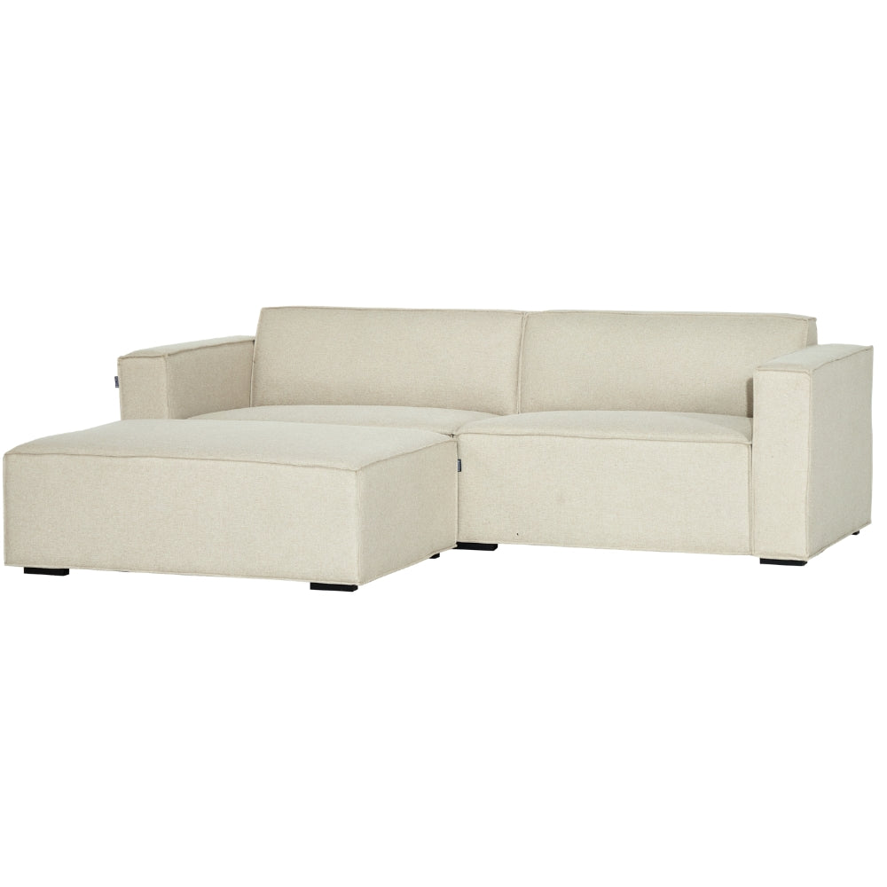 Balu Sofa - Beige Lumos inkl. puff - 240 cm